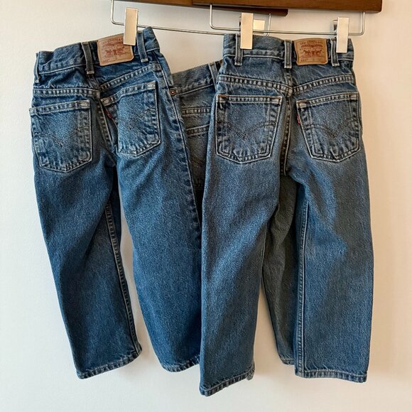 Levi's 550 Bundle of 3 Pair Size Size 6 Slim Jeans(Boy) - Picture 2 of 9